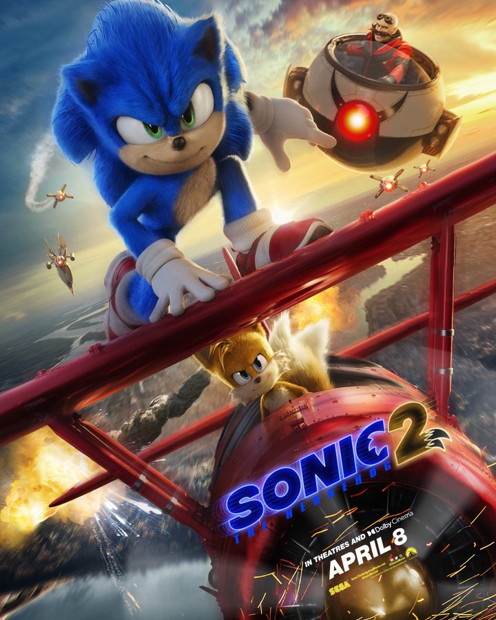 Sonic e Knuckles se enfrentam em trailer final de Sonic 2: O Filme